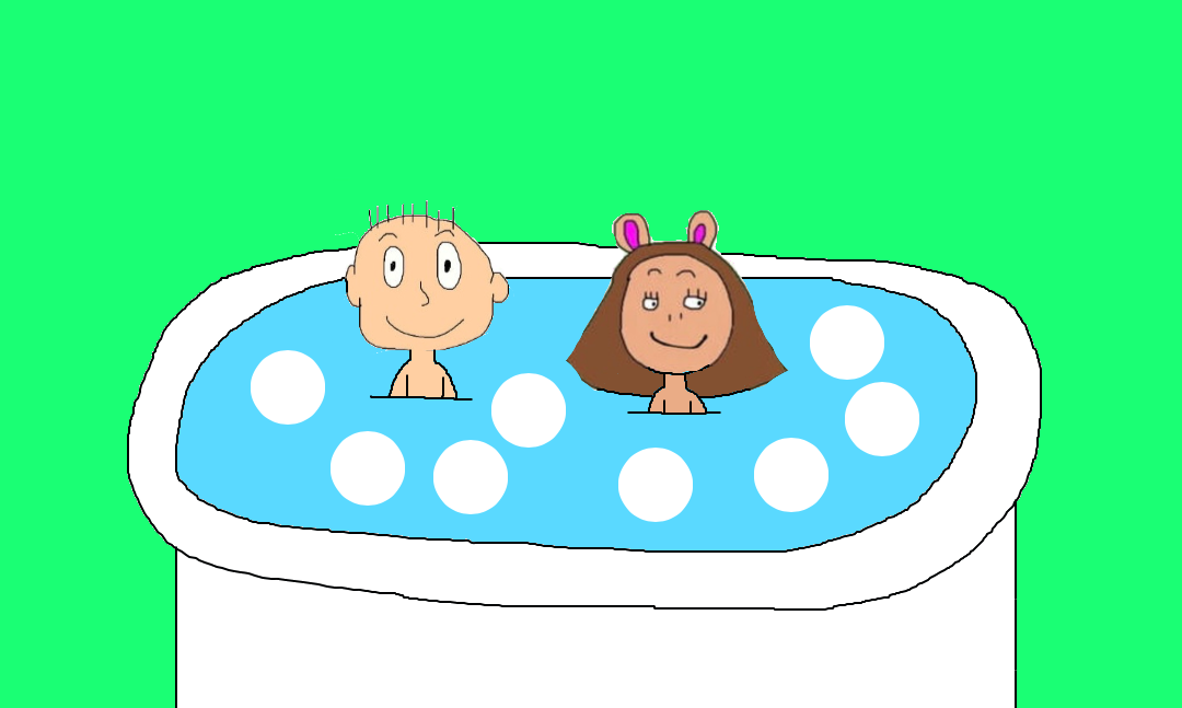 Tommy and D.W. Taking a Bubble Bath by KatelynBrown2002 on DeviantArt