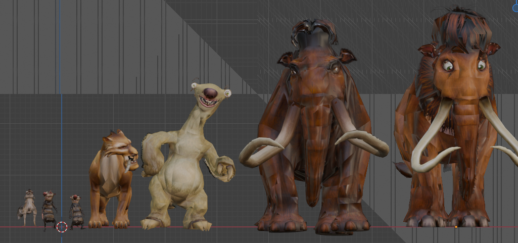 Ice Age 2 The Meltdown Model Pack (Wii) by kylerivers on DeviantArt