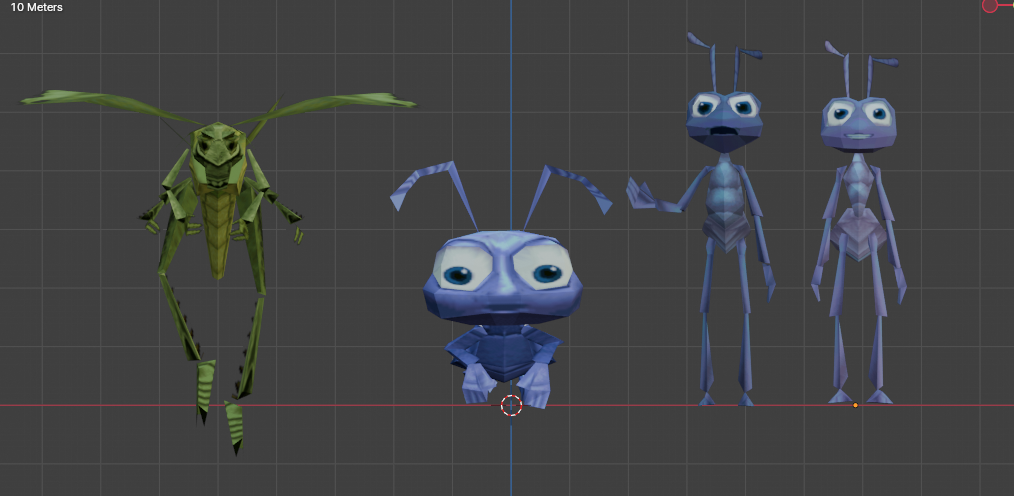 A Bug's Life Model Pack (PS1) by kylerivers on DeviantArt