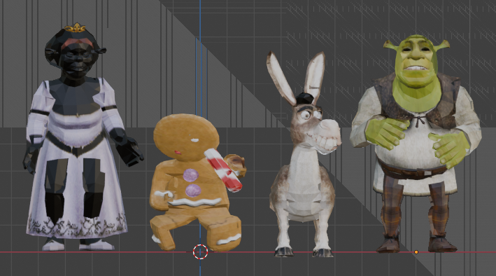 Shrek 2 Model Pack (GameCube Version) by kylerivers on DeviantArt