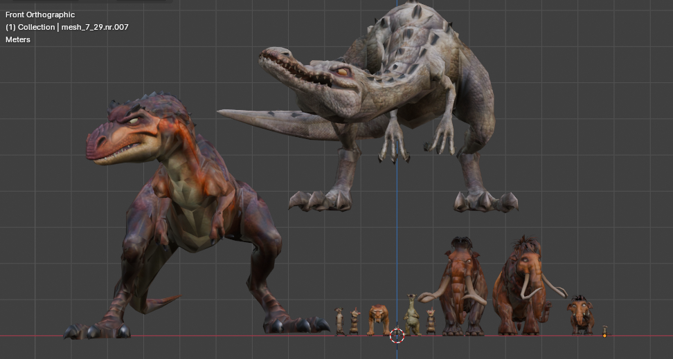 Ice Age 3 Dawn Of The Dinosaurs Wii Model Pack by kylerivers on DeviantArt