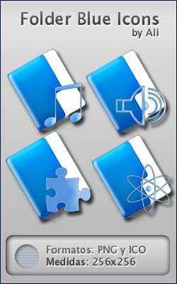 Folder Blue Icons