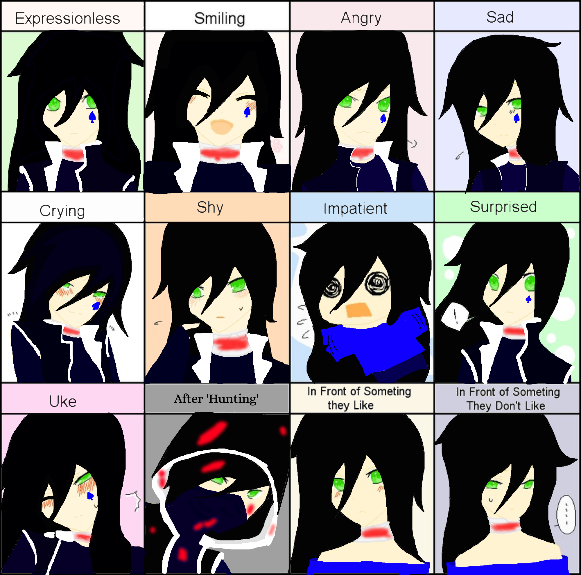 Dakota expressions by TsukinoOkami2 on DeviantArt