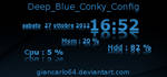 Deep Blue Conky by giancarlo64