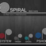 Spiral dock icons