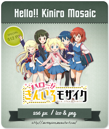 Get Wallpaper Hello Kiniro Mosaic 2nd Season Anime Icon By Darklephise On For Android Free