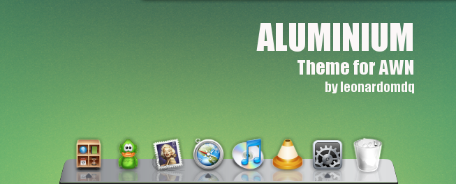 Aluminium Theme for AWN by leonardomdq