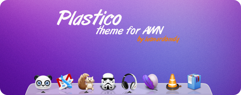 Plastico theme for AWN 0.4 by leonardomdq