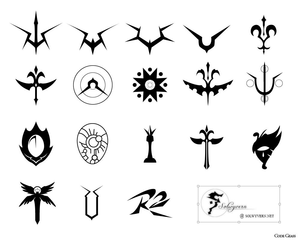 Code Geass Symbol Set By Solwyvern On Deviantart Code Geass Symbol Set By Solwyvern On Deviantart