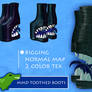 Mmd toothed boots DL