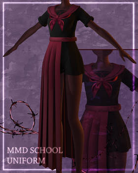 Mmd School Uniform DL