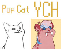 Popcat Ych Animated Icon Open By Clankerss On Deviantart