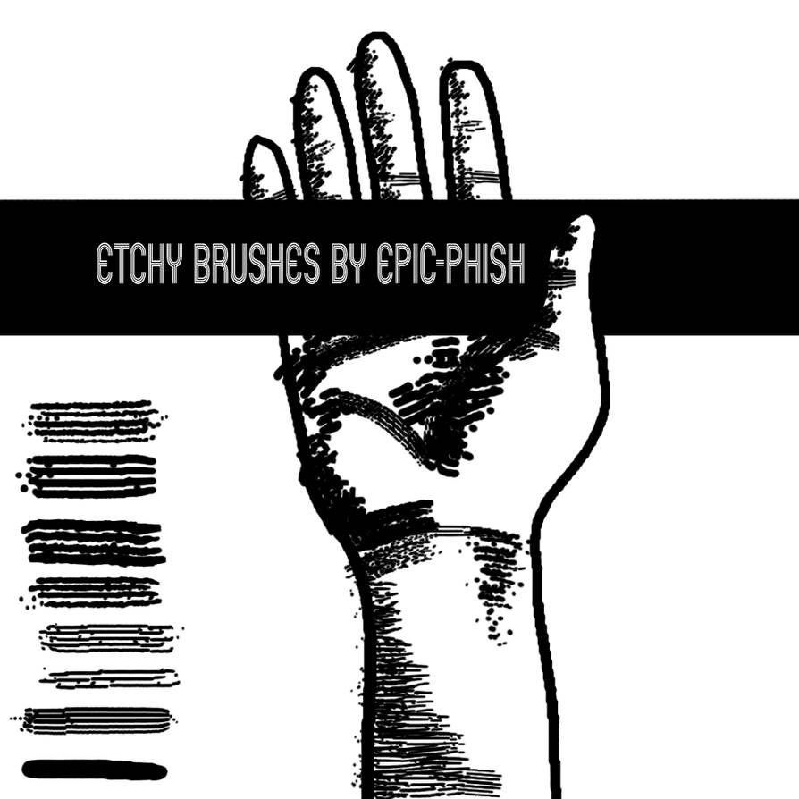 Etchy Brushes by EpicPhish by Epicphish on DeviantArt