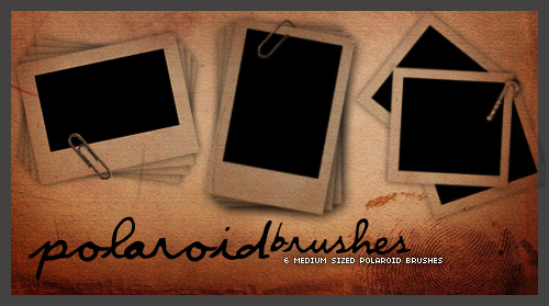 Polaroids .. Brush set 001