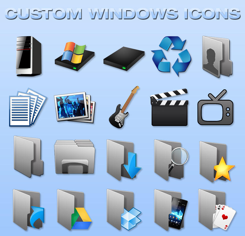 Custom Windows Icons by frewik on DeviantArt
