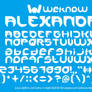 alexandra font by weknow
