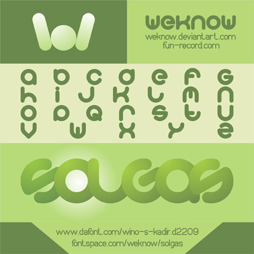 solgas font by weknow by weknow