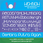 gembira font by weknow by weknow