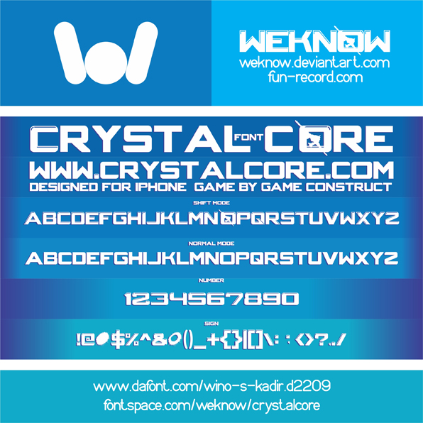 crystalcorefont