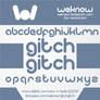 gitchgitch font by weknow