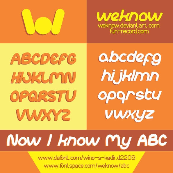Abc Font Rbuk abc font by weknow on DeviantArt