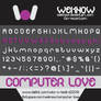 computer love font by weknow