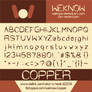 copper font by weknow