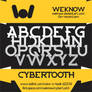 cybertooth font by weknow