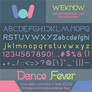 dance fever font by weknow
