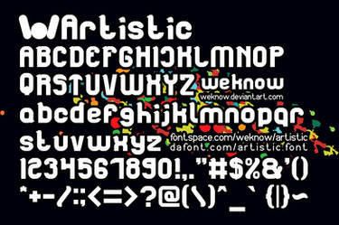 Artistic font