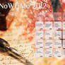 NaNoWriMo 2012 Calendar