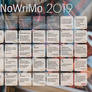 2019 NaNoWriMo Calendar