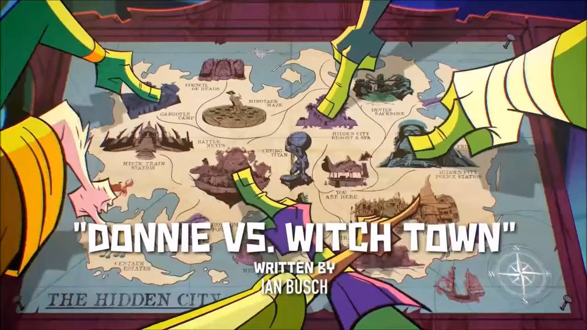 Rise of the TMNT: Donnie vs. Witch Town by delilahmonclova18 on DeviantArt