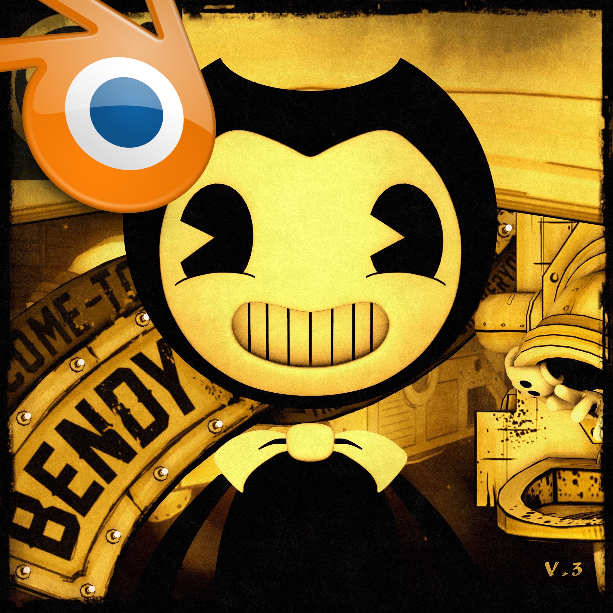Ink Bendy (Bendy and the Ink Machine) by Vertell on DeviantArt