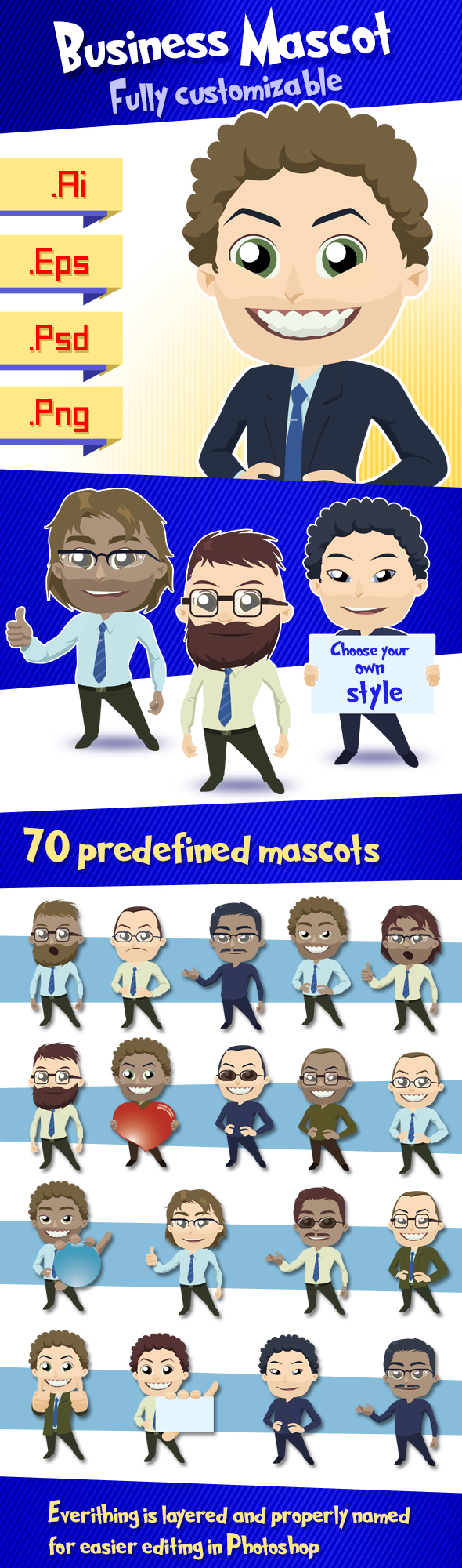 Business Mascot by mrbiagy
