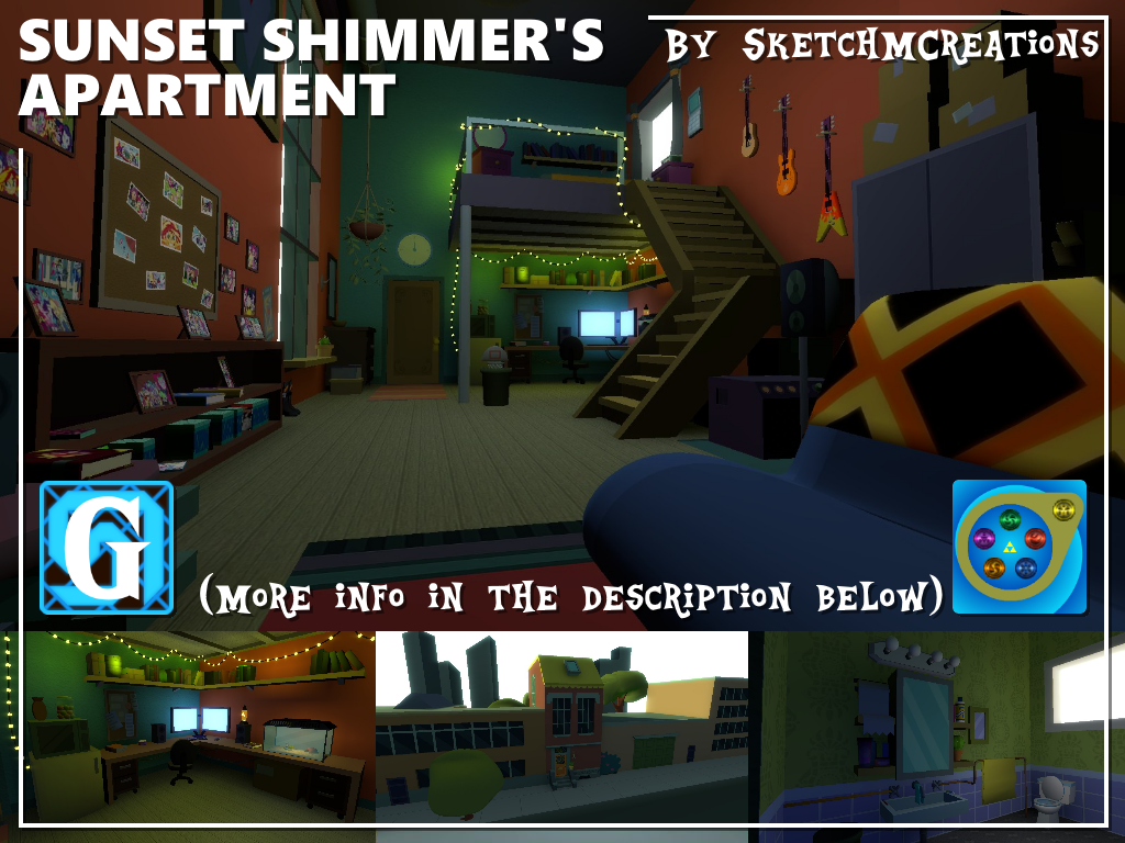 Map - Sunset Shimmer's Apartment