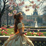 Princess Belle Singing through the garden