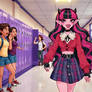 Carmen most popular demon girl in school 