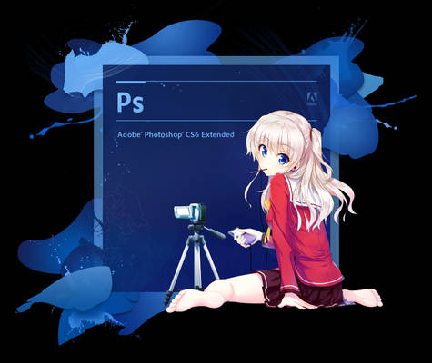 Photoshop CS6 Splash Screen Blue Charlotte
