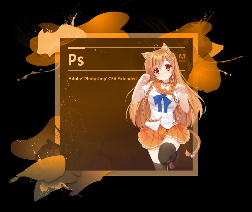 anime photoshop cs6 splash screen