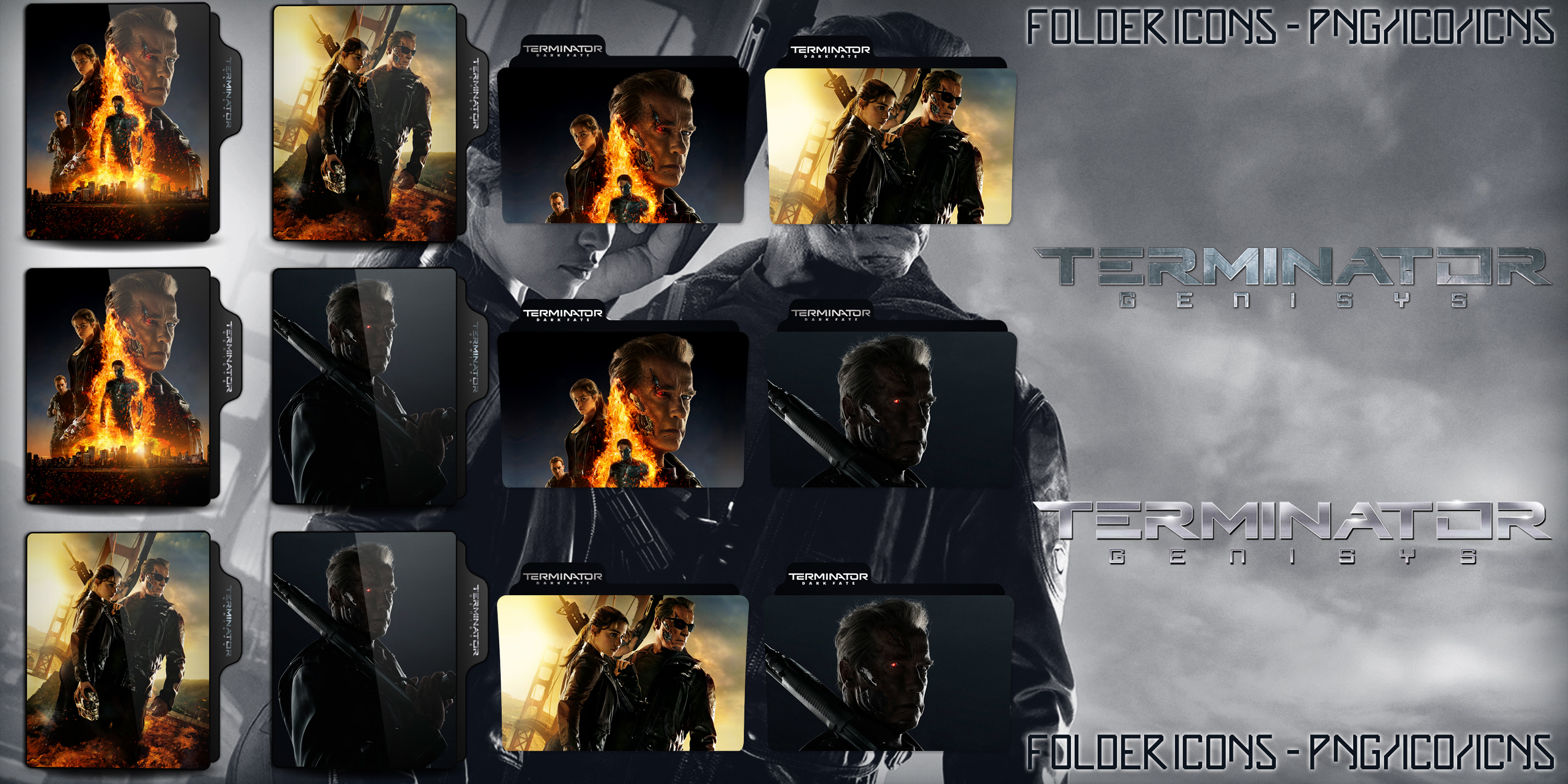 Terminator: Genisys (2015) Folder Icons pack by ChrisNeville32 on ...