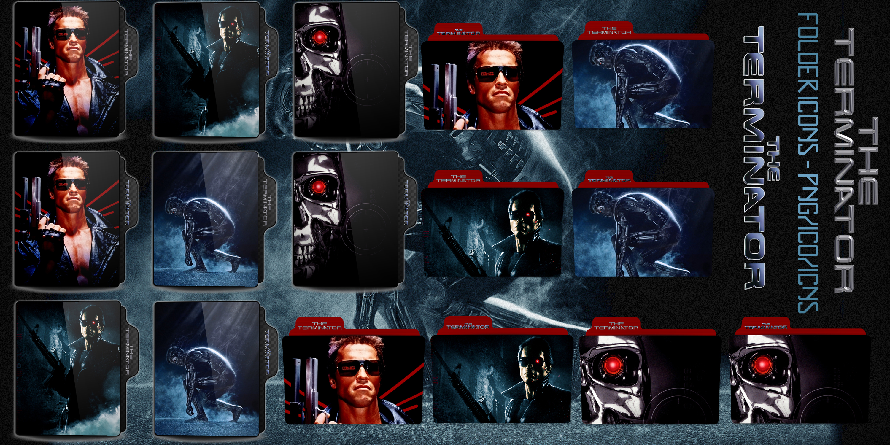 Terminator Ico File The Terminator (1984) Folder Icons pack by ChrisNeville32 on DeviantArt