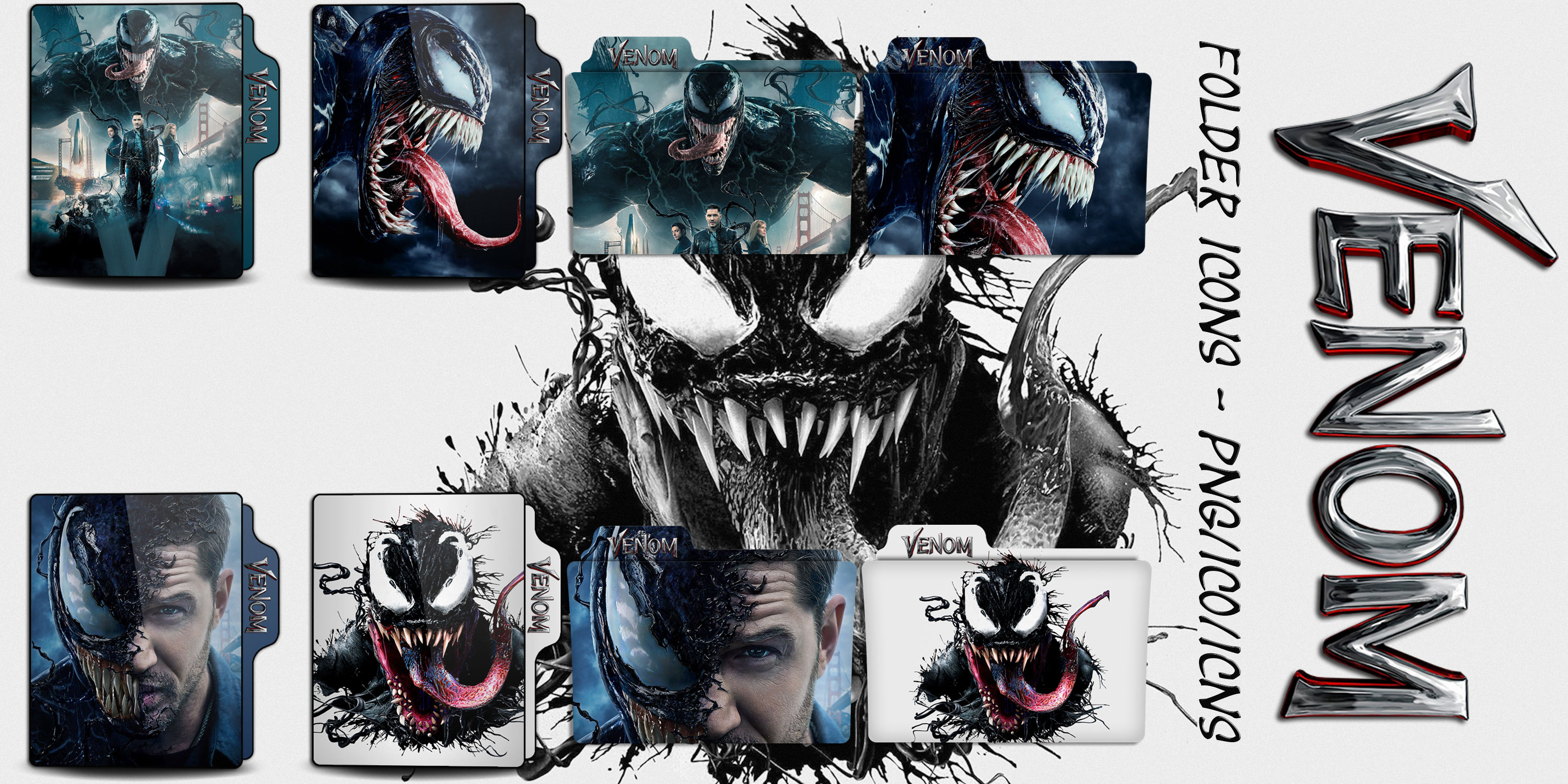 Venom (2018) Folder Icons pack by ChrisNeville32 on DeviantArt