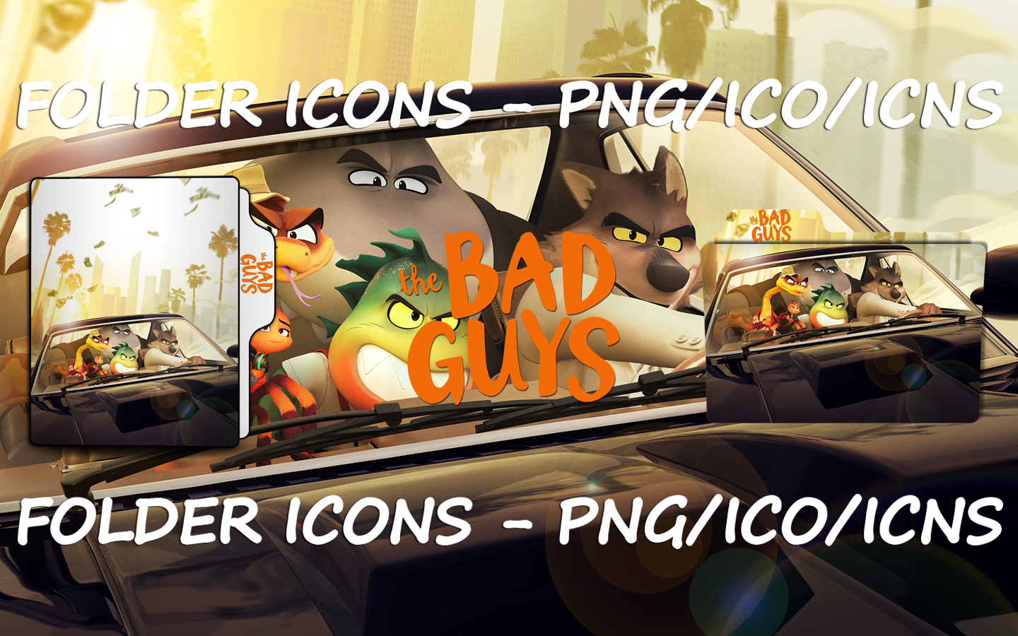 The Bad Guys (2022) Folder Icons pack by ChrisNeville32 on DeviantArt