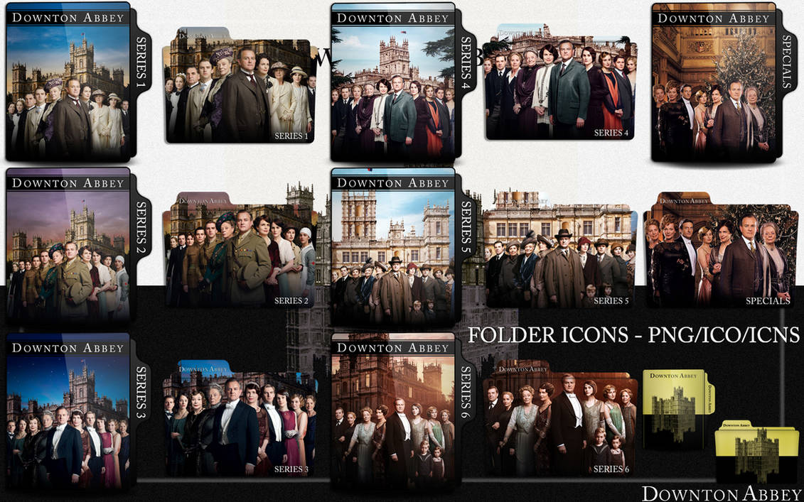 Downton Abbey (2010-2015) TV Series Folders by ChrisNeville32 on DeviantArt