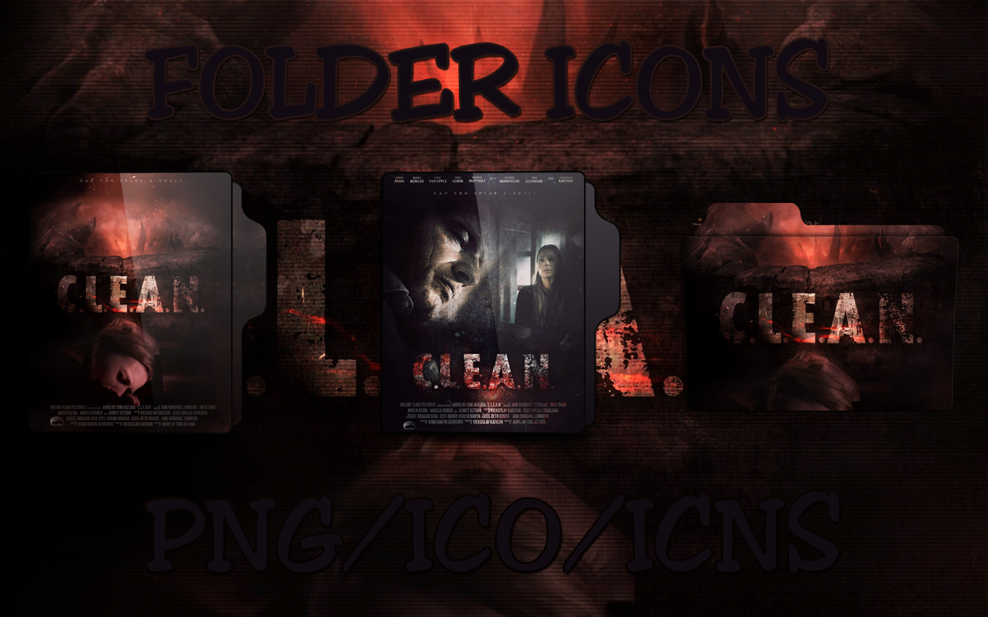 C.L.E.A.N. Folder Icons pack by ChrisNeville32 on DeviantArt