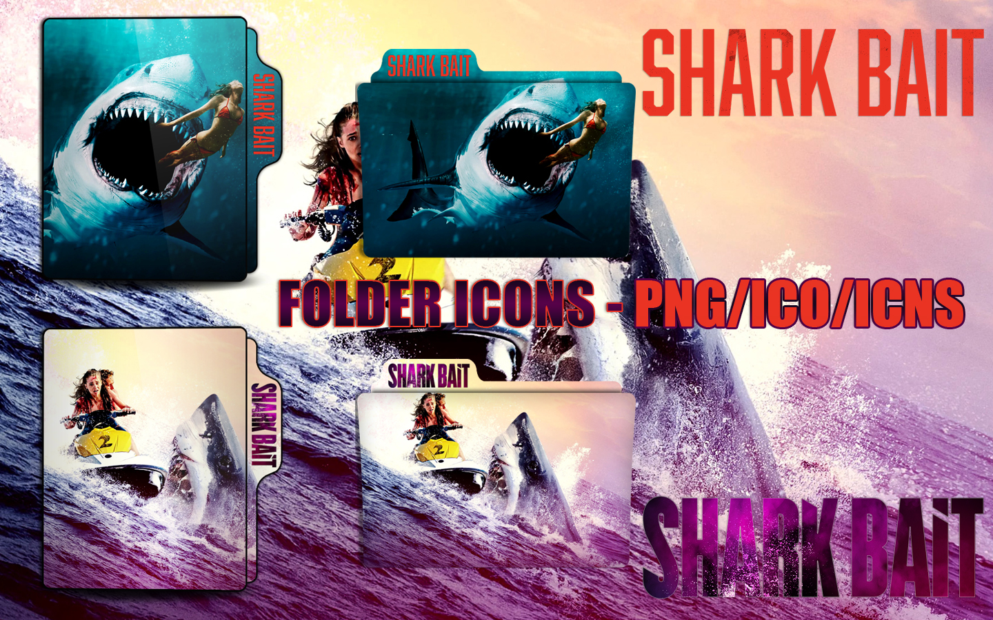 Shark Bait aka Jetski (2022) Folder Icons pack by ChrisNeville32