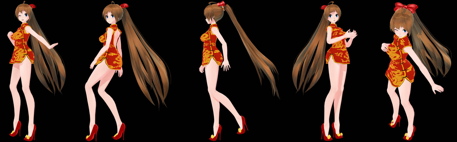 [MMD DL] TDA + WYKP Qipao Amy