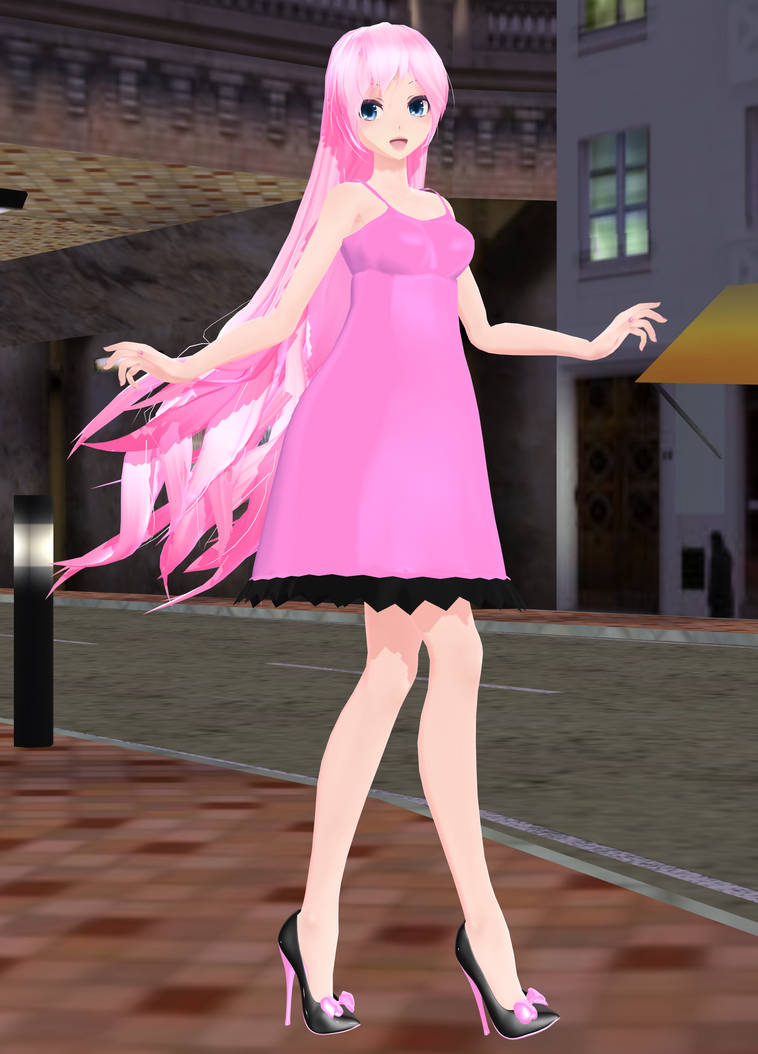 [MMD DL] TDA + WYKP Night Dress Luka by Mario-and-Sonic-Guy on DeviantArt
