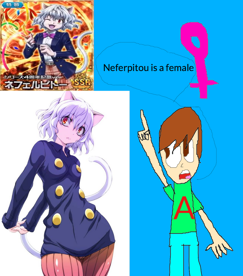 Neferpitou S Gender Reveal By Legoman142 On Deviantart Neferpitou S Gender Reveal By Legoman142 On Deviantart